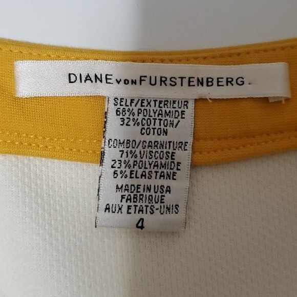 Diane Von Furstenberg Color Block Sheath Dress - Picture 4 of 5